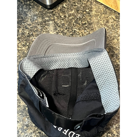 UNIQLO Roger Federer RF Hat Cap Limited Ed 2020 Tennis Black White - Picture 9 of 12